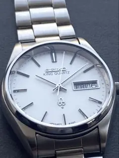 セイコーキングクォーツ　キズ無し極美品　アンティーク