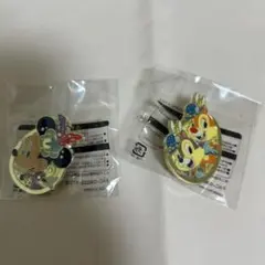 ディズニー　イースター　ピンバッジ　ミニー　チデ　チップ　でーる