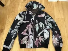 Paul Smith JEANS 花柄フルジップパーカー（中綿入り／キルティング