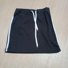 スウェットミニスカート サイドライン