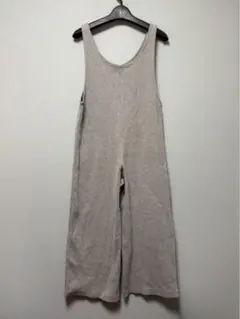 ベージュ ノースリーブ サロペット　140cm