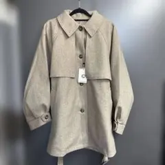 moment+ グレージュ系ジャケット Mのサムネイル