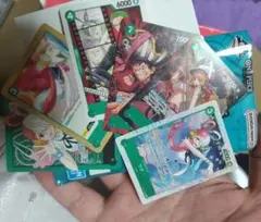 一番くじ ワンピース カードゲーム 　I賞　緑ウタ　ステッカー