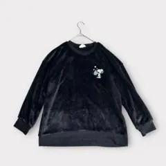 スヌーピー　ピーナッツ　長袖トレーナー　ルームウェア　ふわふわ