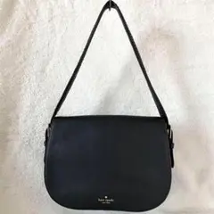 ケイトスペードニューヨーク シボレザー ワンショルダーバッグ ブラック