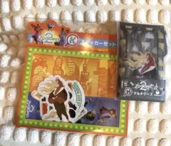 Happyくじ ズートピア2　H賞 マルチケース K賞 ステッカーセット