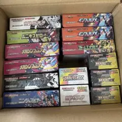 ポケモンカードゲーム未開封BOXシュリンク付きまとめ売り 13BOX 写真