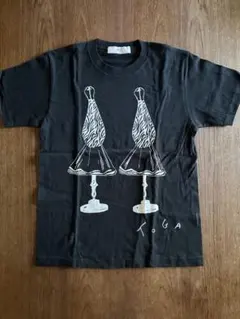 Tシャツ(半袖/袖なし) TOGA VIRILIS STUDS PRINT TEE VIRILIS Tシャツ 半袖 スタッズ クルーネック ロゴ プリント 44 S 黒