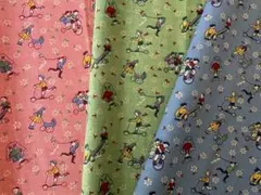 USAコットン　サーティーズ復刻柄 子ども柄　同柄3枚セット