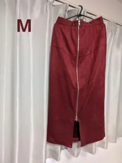 JEANASIS ヌバックライクZIPナロースカート