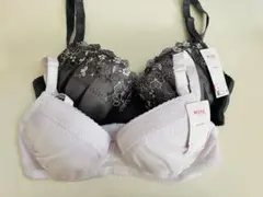新品　Wing Teen ワコール　ジュニアブラジャー 　D70　2セットのサムネイル