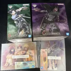 一番くじ進撃の巨人〜地鳴らし〜　B賞リヴァイ C賞ハンジ　フィギュア