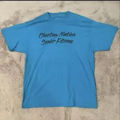 ブルーTシャツ