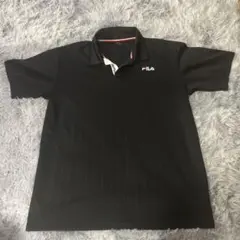 FILA ポロシャツ ブラック ストライプ