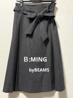 【Ｂ:MING】byBEAMSお値下げビーミングビームス　リボンフレアスカート