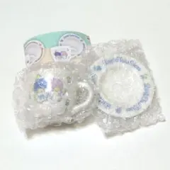 ガチャガチャ　サンリオ　ミニチュア陶器　カップ＆ソーサー　キキララ
