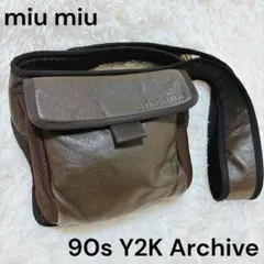 miumiu 90s Archive leather crossbody bag