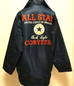 ベンチコート　コンバース　オールスター　ネイビー　M