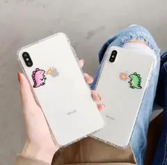 iPhoneケース  恐竜 グリーン スマホケース  6/7/8/XS/XR