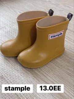 stample 長靴 レインブーツ　13cm マスタード　イエローのサムネイル