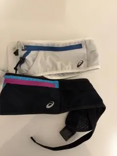 ASICS ボディバッグ・ウエストポーチ 2点セット
