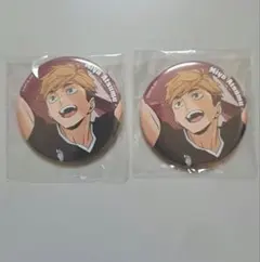 ハイキュー宮侑　缶バッジ　稲荷崎