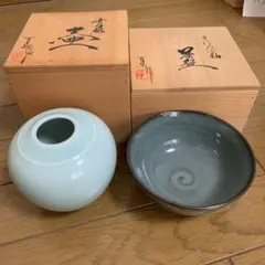 万岳窯 木村岳史作 青磁 「輪花鉢」木箱付 径20cm 高8cm 信州松本 Amazon.co.jp: 万岳窯 木村岳史作 青磁 「輪花鉢」木箱付 径20cm