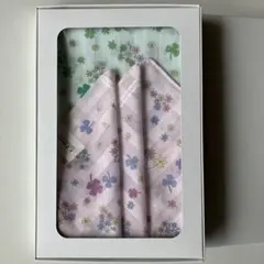 U.P renoma ハンカチ 箱入り2枚セット
