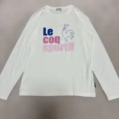 le coq sportif レディース長袖カットソートップスロゴプリント‼️