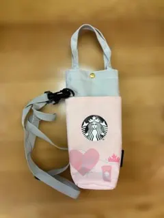 Starbucks ショルダーボトルケース　25周年記念 ピンク