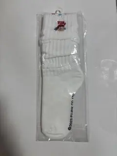 不二家 ペコちゃん ルーズソックス 白