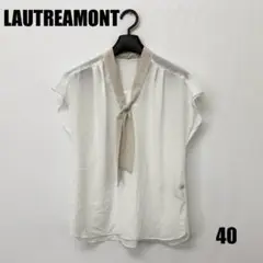 〇0244I〇 LAUTREAMONT 半袖ブラウス 女性