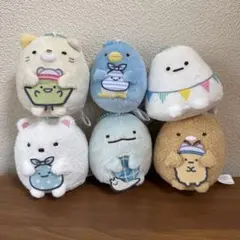 すみっコぐらし しろくまのふるさと みにっコといっしょ マスコット　6点セット