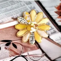 020(⁠◕⁠ᴗ⁠◕⁠✿⁠)　ヘアゴム　ポニーフック　ヘアアクセサリー　ブローチ