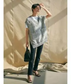 【Mila Owen  】センタープレススキニーデニムパンツ