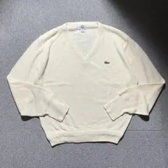 70s80s USA製 ヴィンテージ アイゾッド ラコステ アクリル ニット