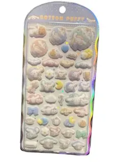 コットンパフィーシール シナモロール　サンリオ