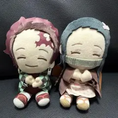 鬼滅の刃　ぽふっとぬいぐるみ　其の壱　ねずこ 禰豆子　竈門炭治郎