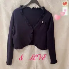 &LOVE アンドラブ フリル ボレロ カーディガンのサムネイル