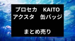 プロセカ　KAITO　アクスタ　缶バッジ　まとめ売り