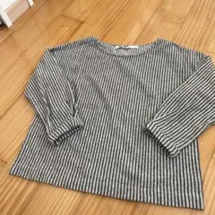 トップス　縦ボーダー　長袖