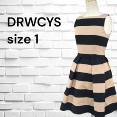 ♡　DRWCYS　ドロシーズ　ワンピース　1　ベージュ　ボーダー