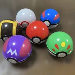 ポケモンゲットコレクションズ　ポケモンボール セット 6個