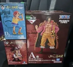 【未開封】　ワンピース　一番くじ　フィギュア　シャンクス&ロジャー　2点セット 中古】【未開封】シャンクス 神避 「一番くじ ワンピース 匠ノ