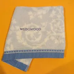WEDGWOOD 水色 花柄 ウォッシュタオル