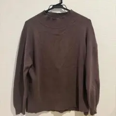 GLOBALWORK メルティスタンドスリットプルオーバーニット