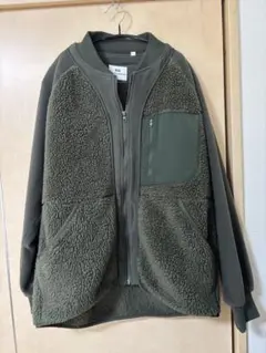 UNIQLO white moutaineering フリース　グリーン　L