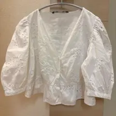 訳あり★ZARA レースブラウス　M