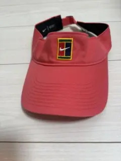 【美品】NIKE テニス サンバイザー ピンクのサムネイル