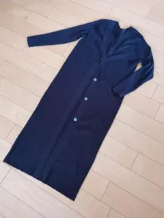 TOMORROWLAND　Ballsey ロングカーディガン シルク 紺